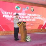 Buka RAT Primkoppol Polda Sumsel Wakapolda ; Majukan koperasi sejahterahkan Anggota